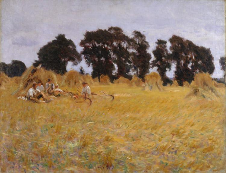 Reapers Resting in a Wheatfield (mk18), John Singer Sargent